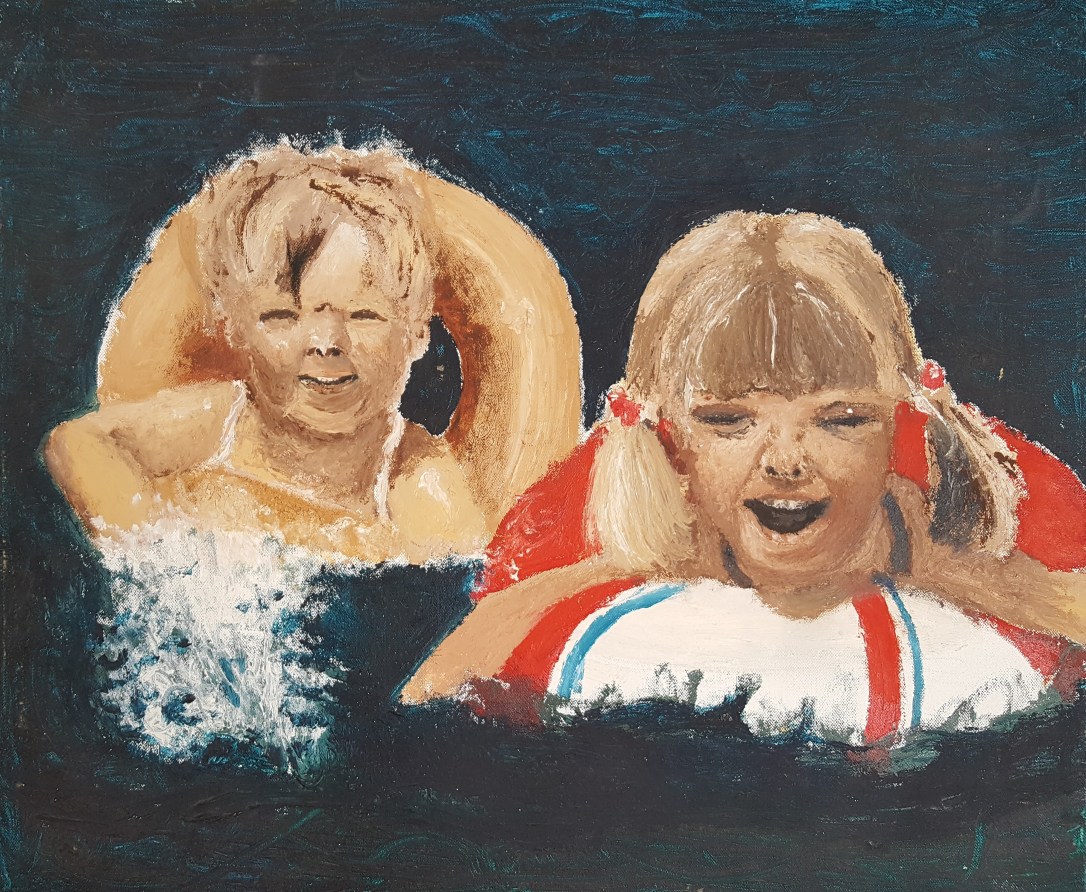 Zwemmende kinderen 1989